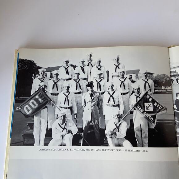 The Anchor United States Naval Boot Camp Album 1968 Annual Yearbook Vietnam Era - Picture 3 of 6